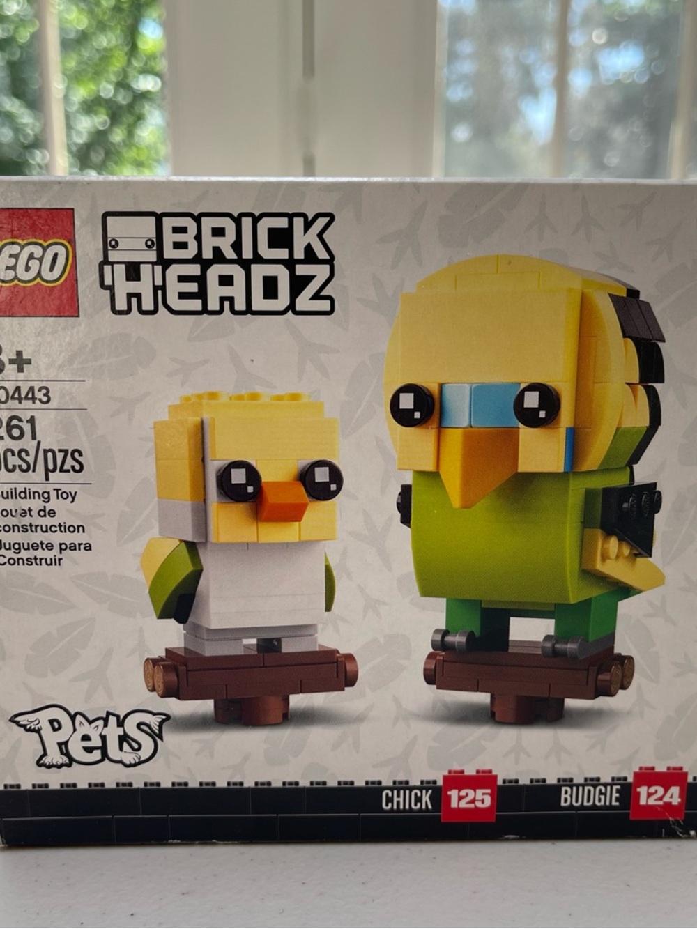 LEGO Brick Headz Chick & Budgie 40443 (Retired) NEW In Box 261 Pcs